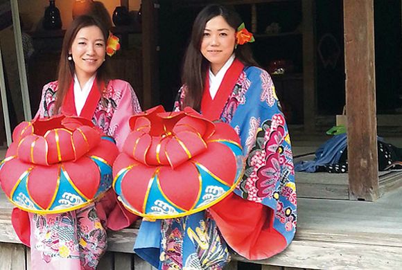 Japan Okinawa traditionele kleding