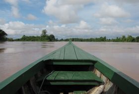 Laos Mekong rivier