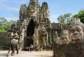 Cambodja Cultuur Angkor Wat olifant iki Travels