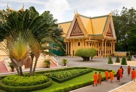 cambodja phnom penh royal paleis monniken