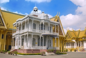 Cambodja Strand Paleis iki Travels