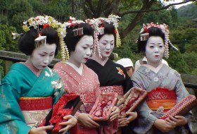 japan iki geishas Dmz Noord-Korea Soldaten Foto iki Travels