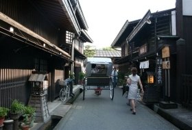 japan Takayama straat