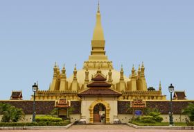 Laos Vientiane tempel