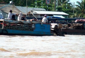  Vietnam Mekond delta drijvende markt 