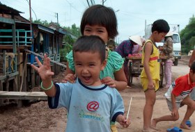 Vietnam Mekong kinderen