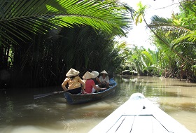 Puur Vietnam reis Mekong Delta boot