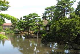 Japan Aizu Wakamatsu tuin