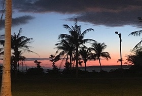 Kenting strand Taiwan Avond iki Travels 