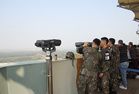 DMZ Soldaten Uitzicht