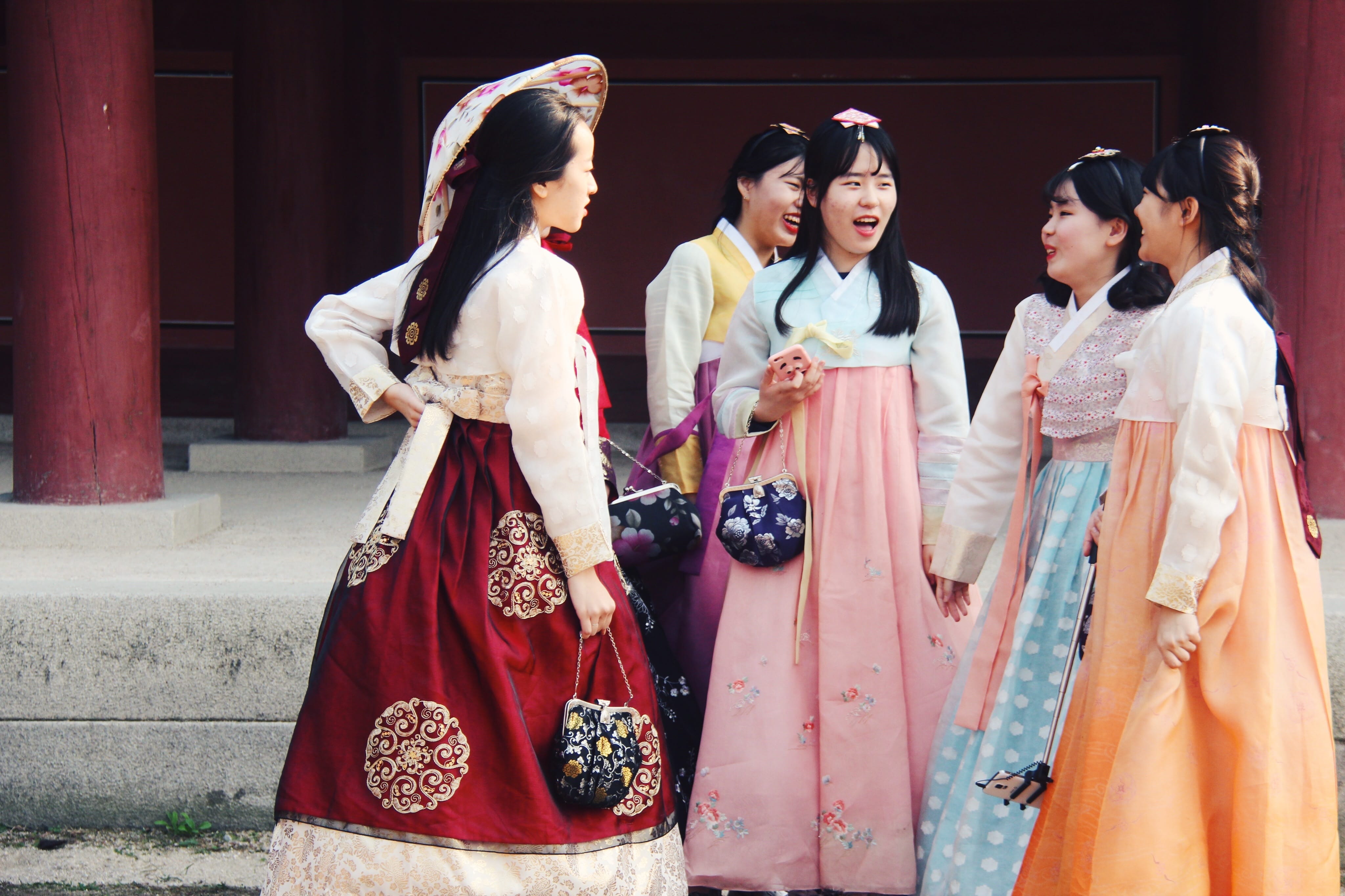 Meisjes In Hanbok