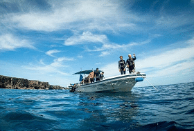 Duikexcursie Boot Okinawa