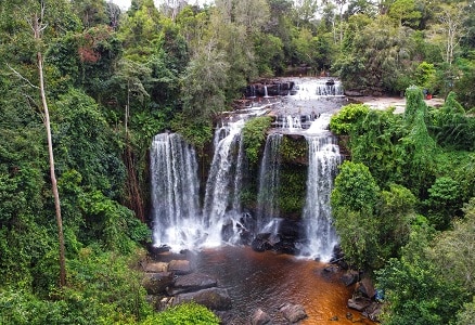 Cambodja ang thom waterval