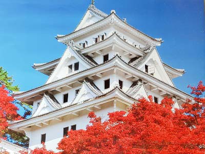 15d Onbekend Japan Huurauto Gujo Hachiman Kasteel