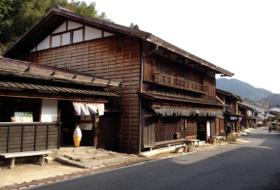 Tsumago huizen Japan