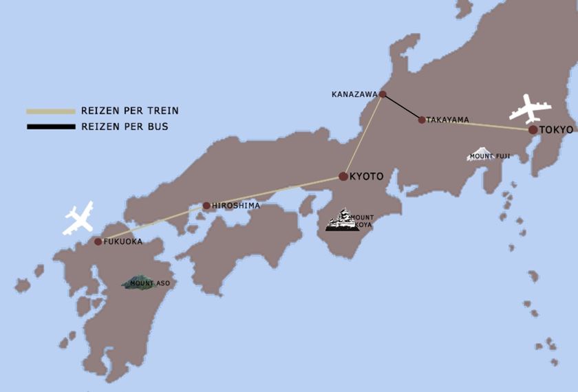 Kaartje Japan