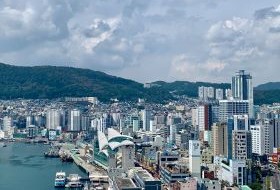 Zuid Korea Busan Stadzicht