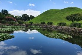 Zuid Korea Gyeongju grafheuvels