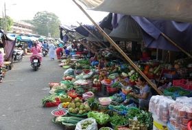 Vietnam Bouwsteen Fruitmarkt